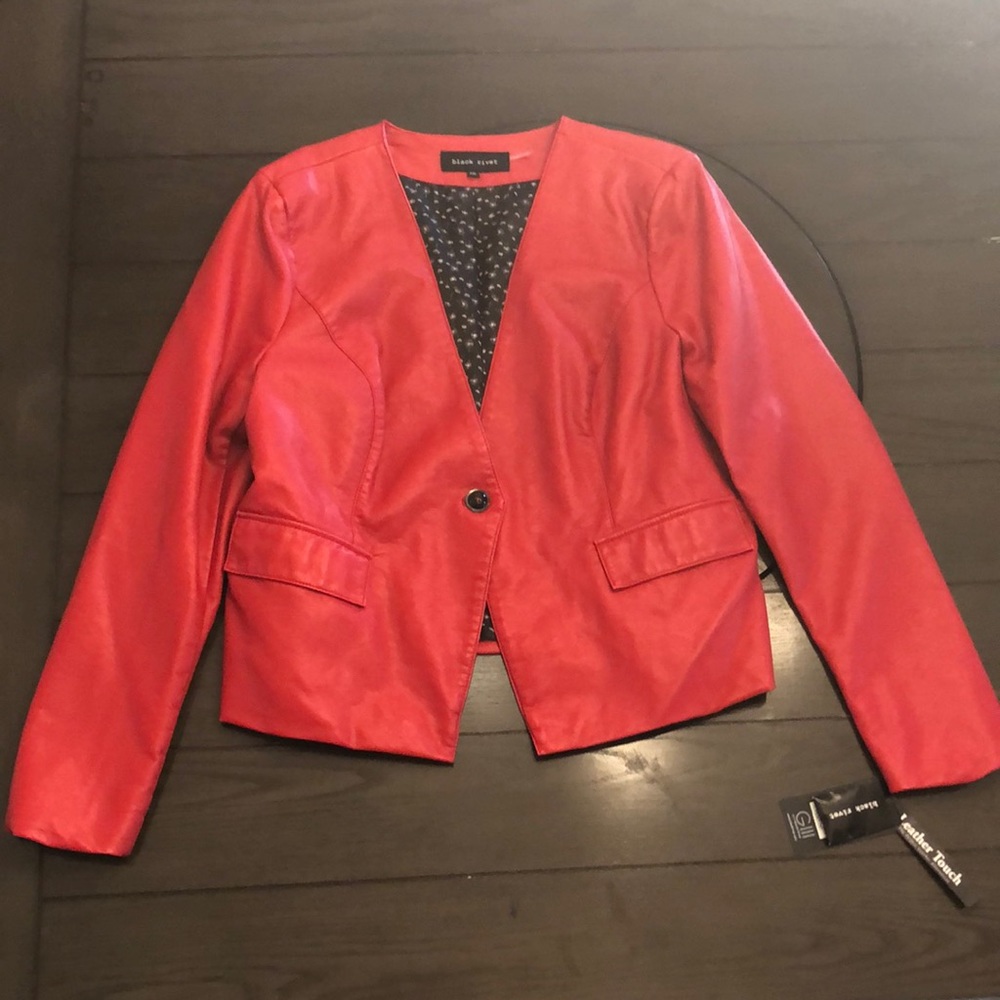 NWT Black rivet XXL red jacket